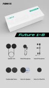 Asmax FUTURE-1 audio kit B pro druhou helmu